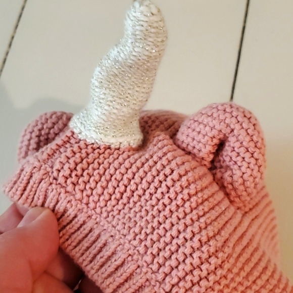 Knit unicorn hooded cardigan - Picture 4 of 4